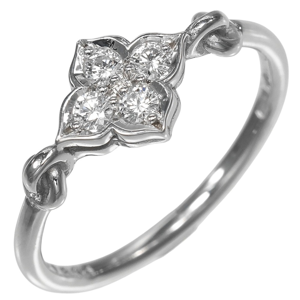 CARTIER 18k Silver Diamond Ring